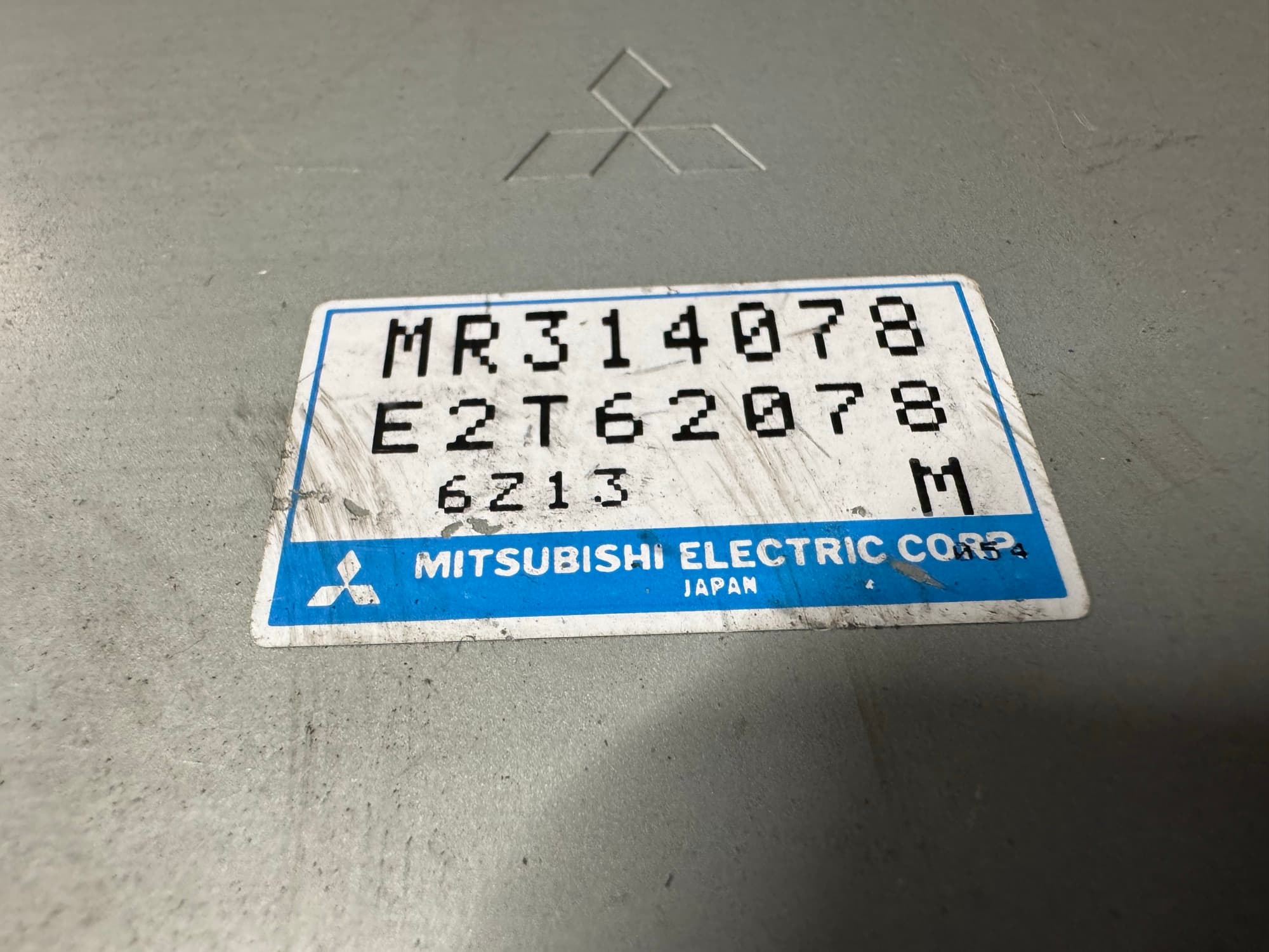 MR314078 Mitsubishi Minica Toppo part number label