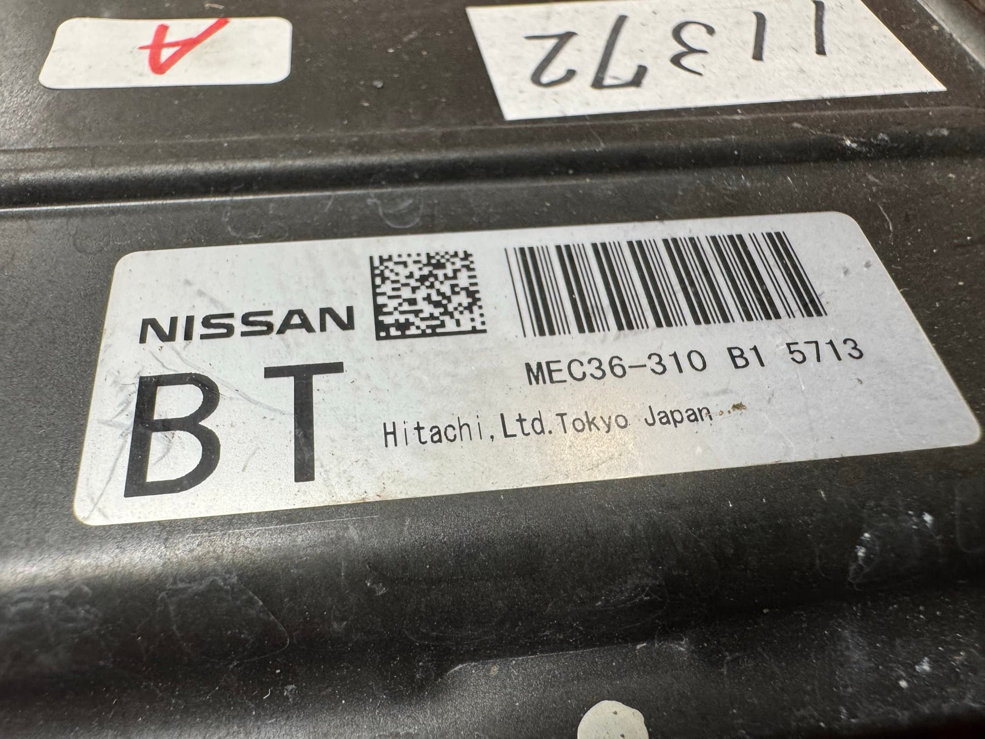MEC36-310 Nissan Elgrand part number label